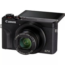 Load image into Gallery viewer, Canon PowerShot G7 X Mark III, negro, con batería de repuesto